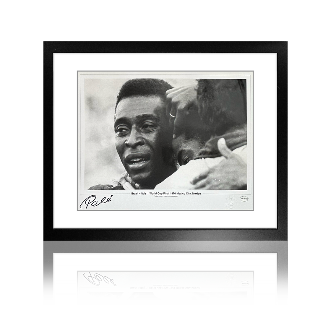 Pele Signed Brazil Deluxe Mount Display 19 of 100