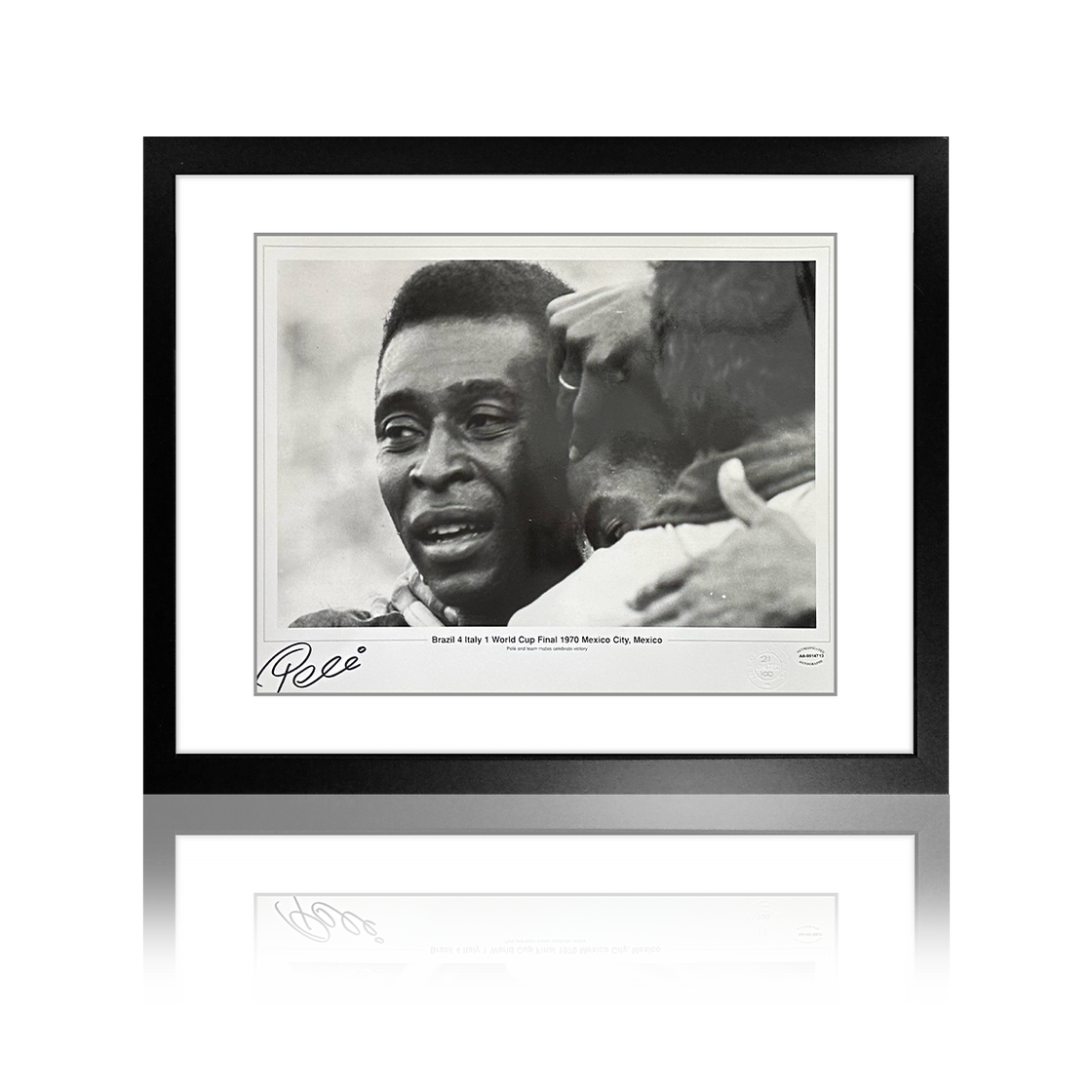 Pele Signed Brazil Deluxe Mount Display 21 of 100