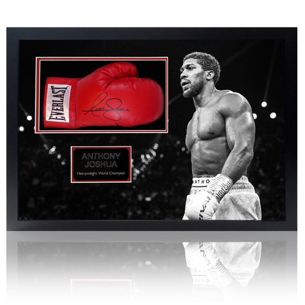 Anthony Joshua Signed Limited Edition Designer Boxing Glove - The  Memorabilia Team