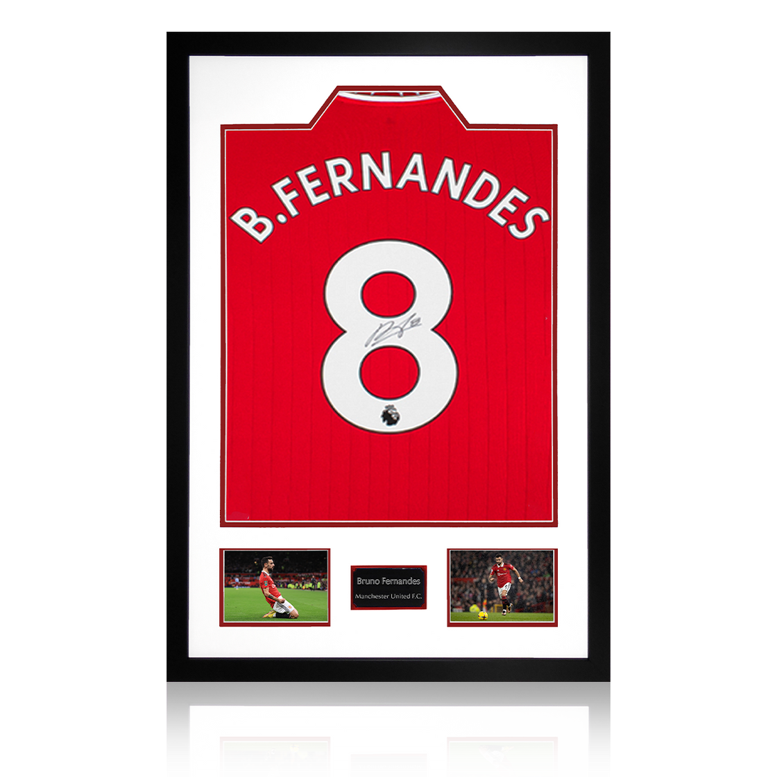 Bruno Fernandes Signed 22/23 Manchester United Premium Frame