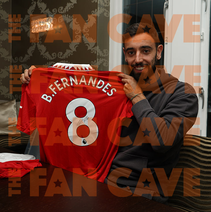 Bruno Fernandes Signed 22/23 Manchester United Premium Frame