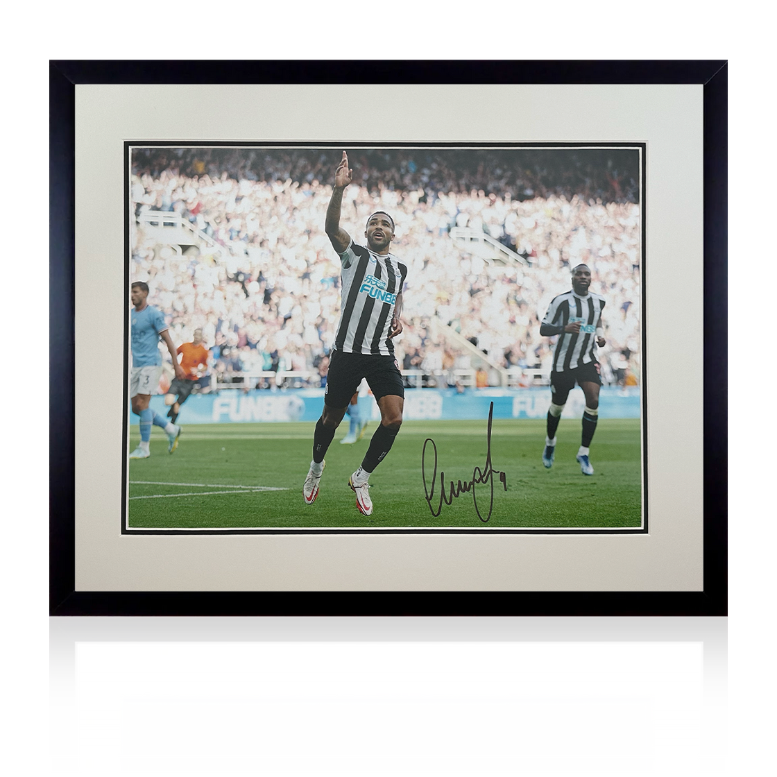 Callum Wilson Signed Framed Newcastle United Deluxe Mount Display