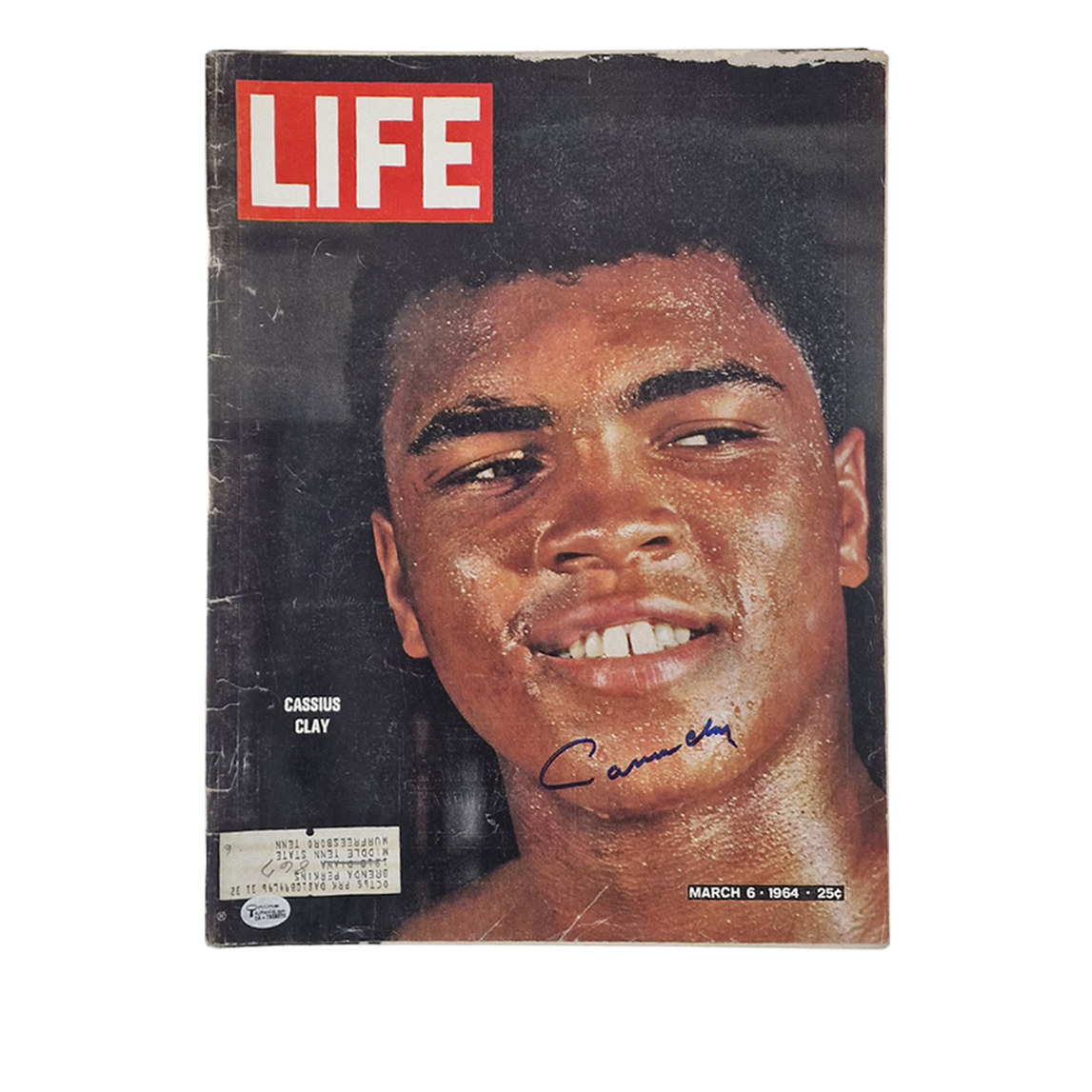 Cassius Clay Aka Muhammad Ali Signed Original Life Magazine – The Fan