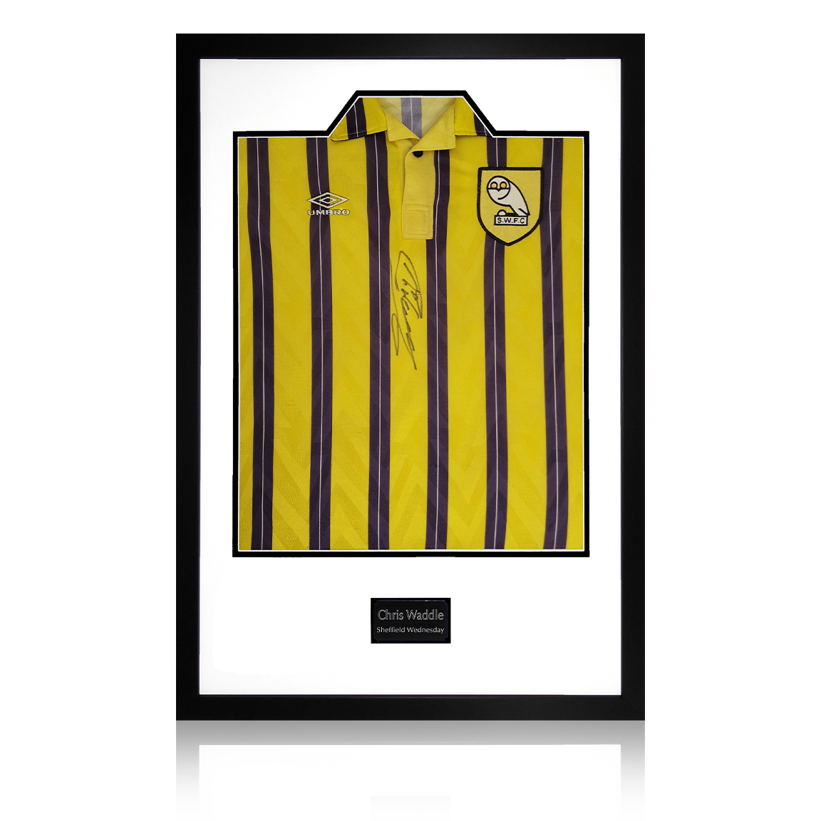 Sheffield Wednesday 1992-93 Away Shirt - Waddle 8 - L