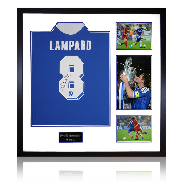 Frank Lampard Signed Chelsea Shirt Large Display – The Fan Cave