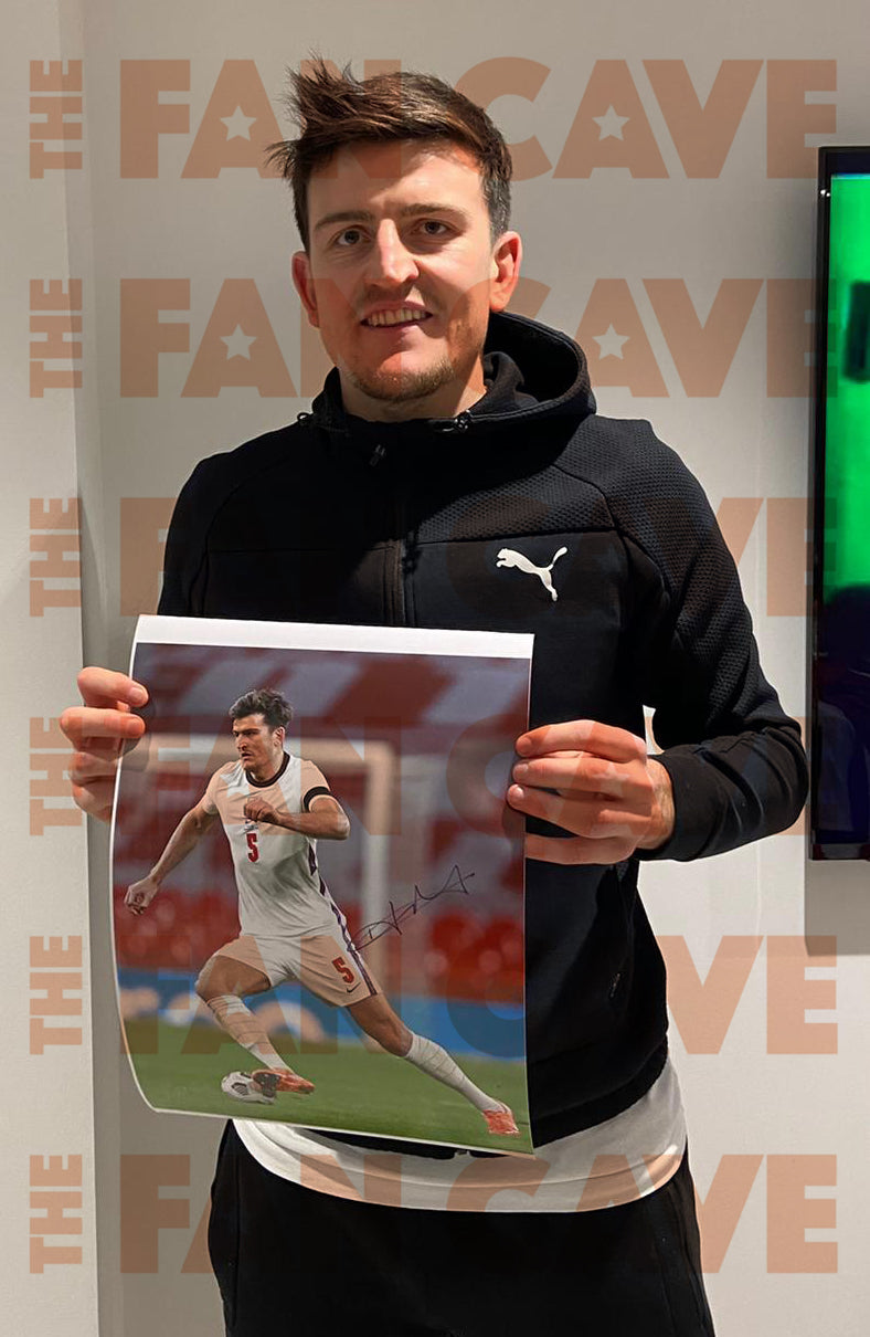 Harry Maguire Signed England Mount