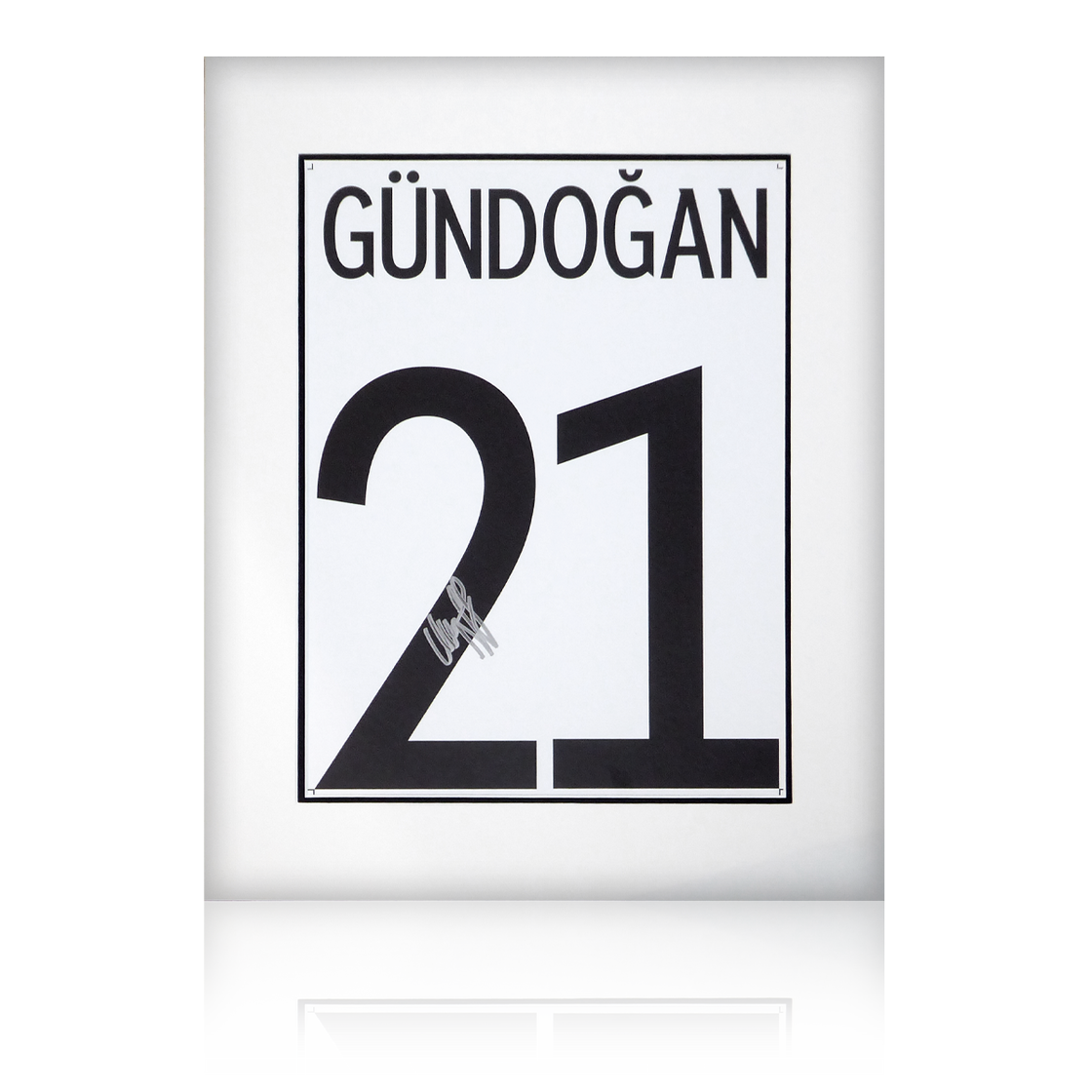 Ilkay Gundogan Signed Germany Number Display