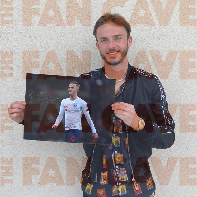 James Maddison Signed England Mount