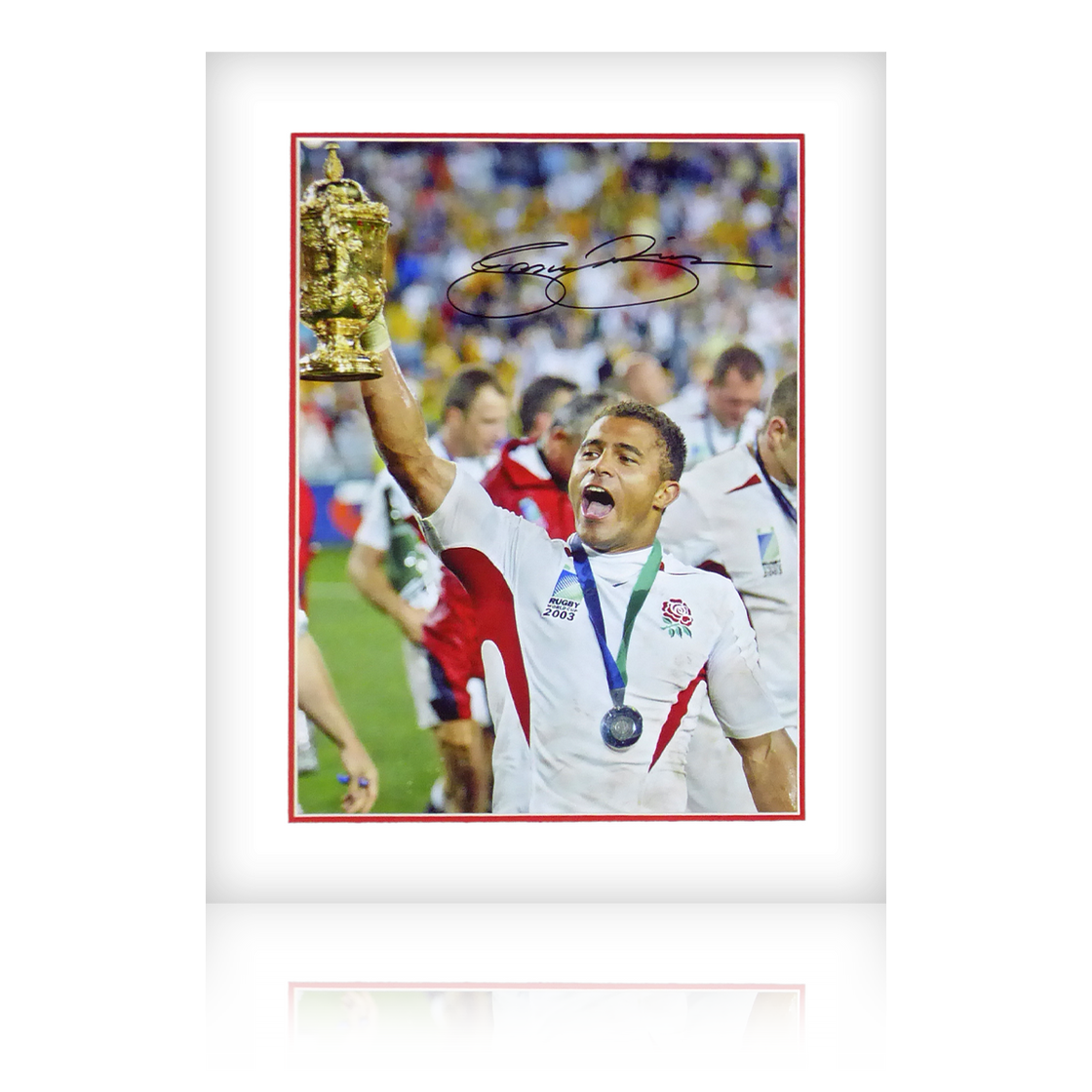 Jason Robinson Signed World Cup Winner Mount