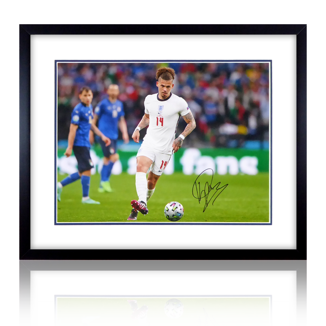 Kalvin Phillips Signed England Deluxe Mount Display