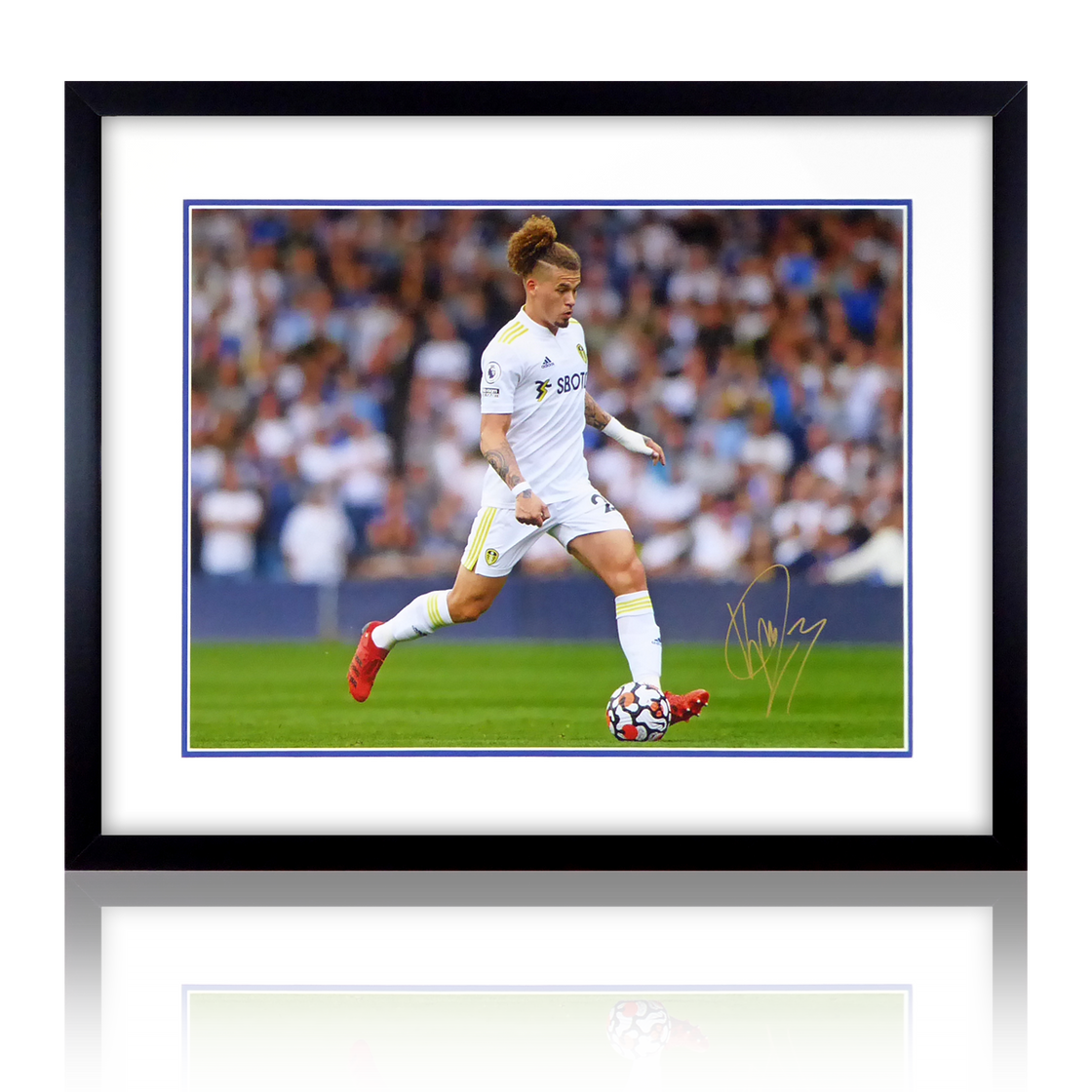 Kalvin Phillips Signed Leeds United Deluxe Mount Display