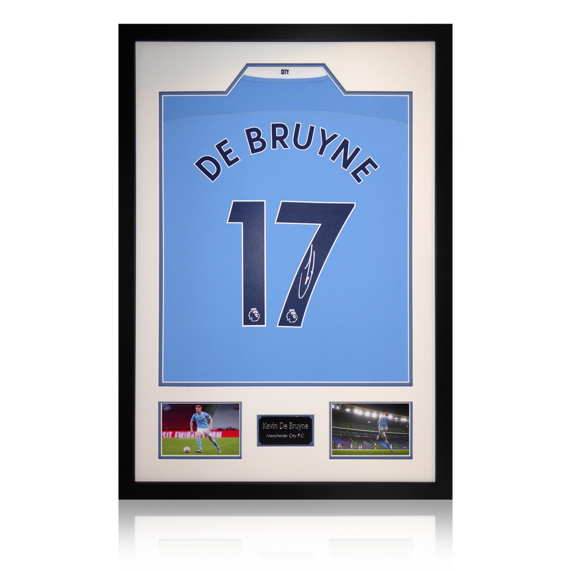Kevin De Bruyne Signed Man City Shirt