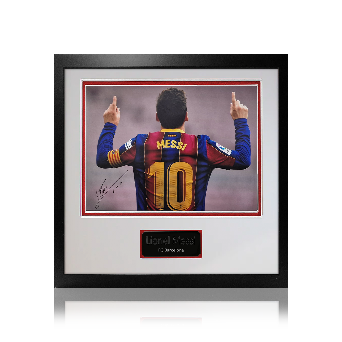 Lionel Messi Autographed 'The Show' Display