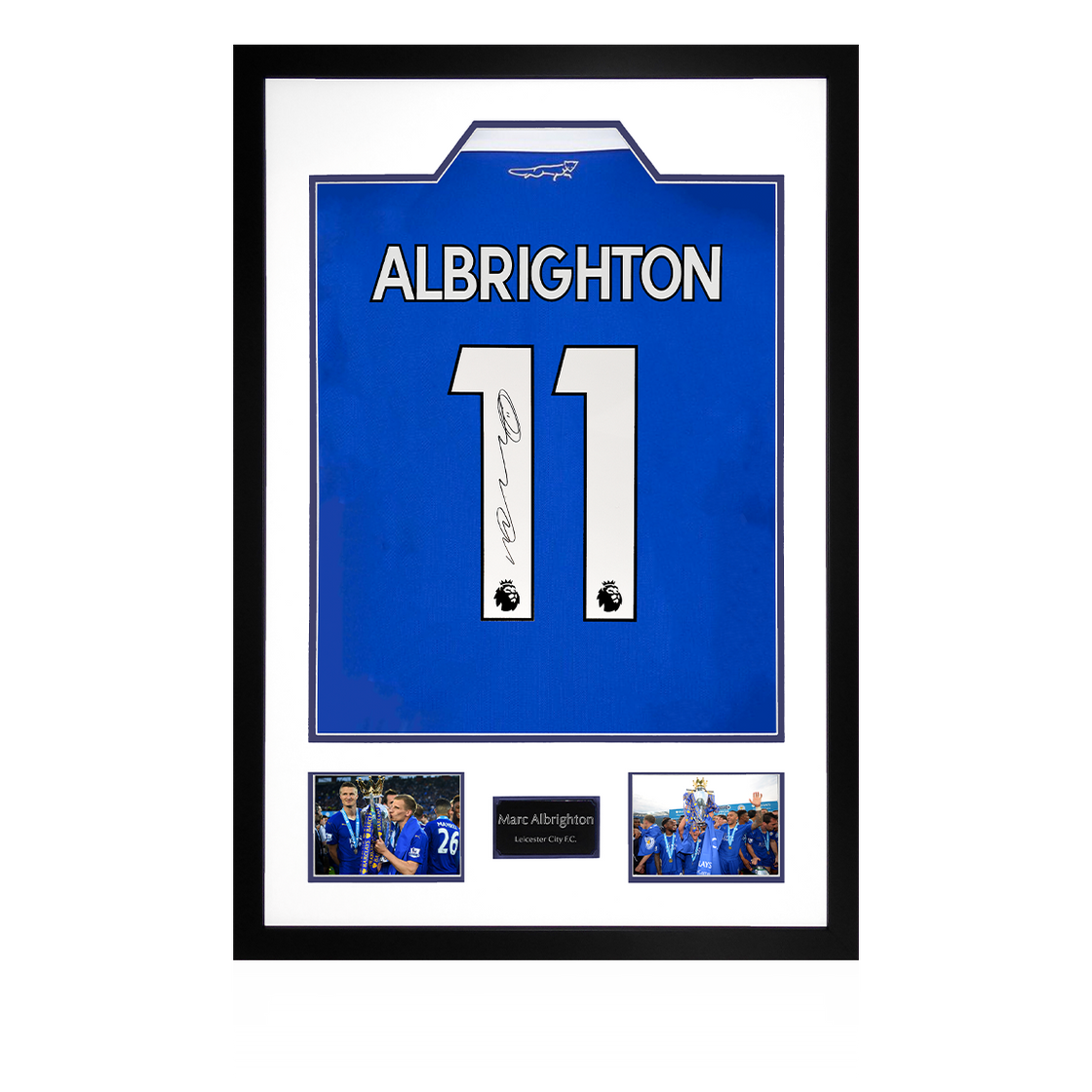 Marc Albrighton Signed Leicester City Premium Frame