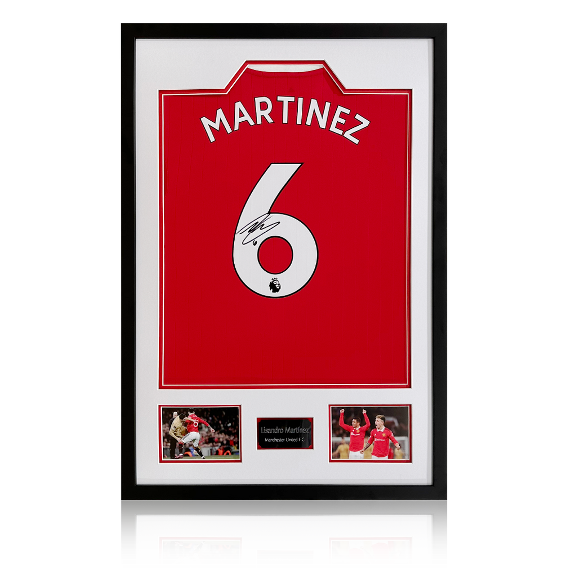 Lisandro Martínez Signed Manchester United Premium Frame