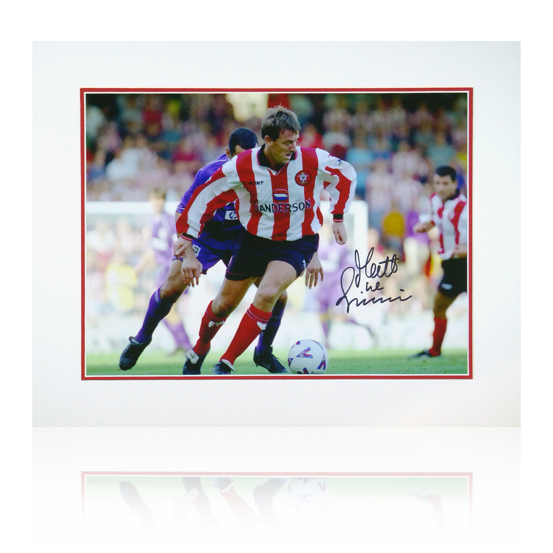 Matt Le Tissier Signed Southampton Mount