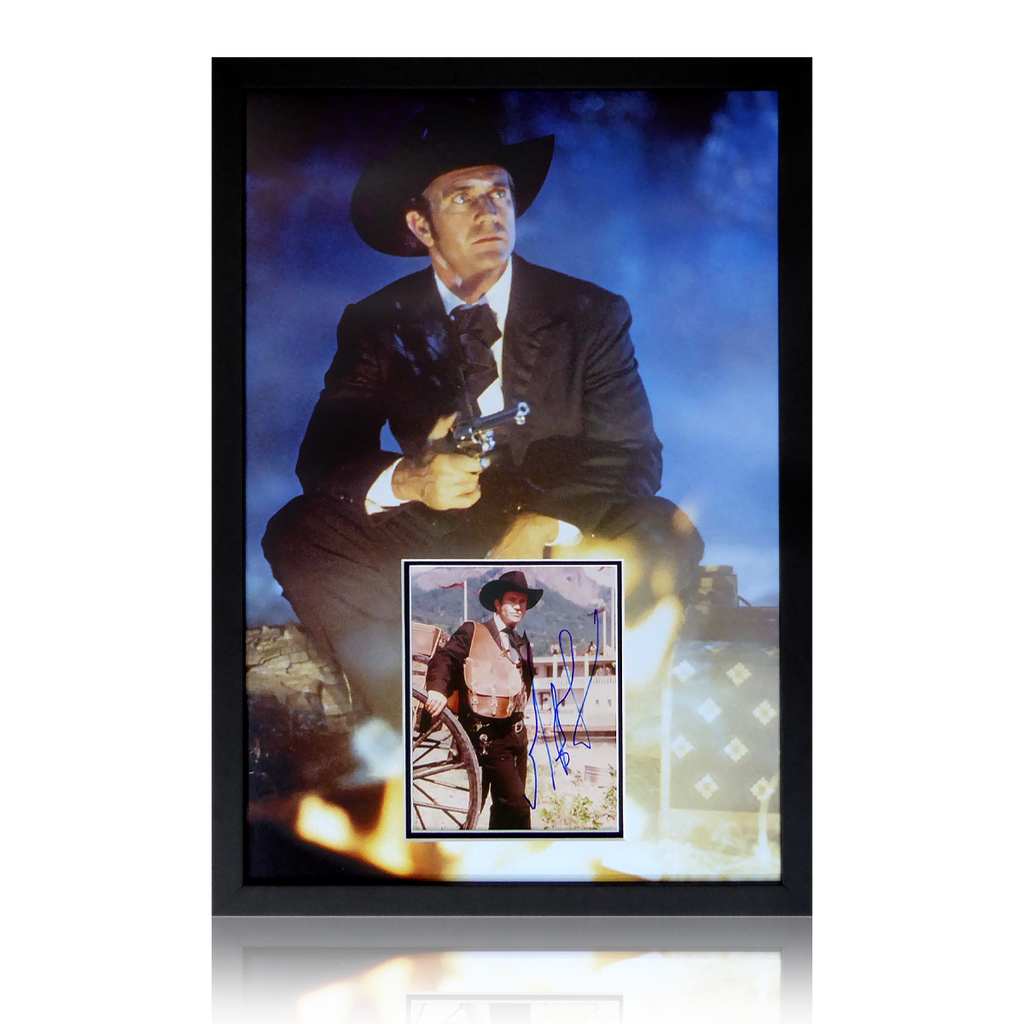 Mel Gibson Maverick Signed Iconic Frame – The Fan Cave Memorabilia