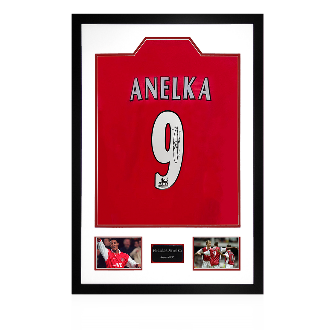 Nicolas Anelka Signed Arsenal Premium Frame