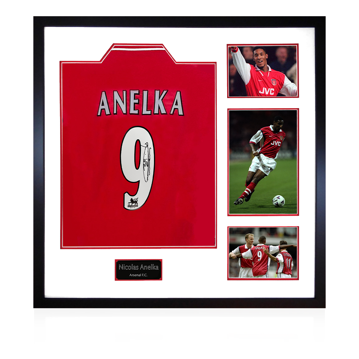 Nicolas Anelka Signed Arsenal Elite Frame – The Fan Cave Memorabilia