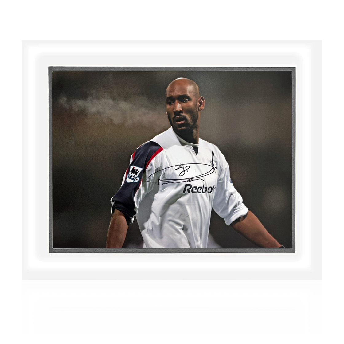 Nicolas Anelka Signed Bolton Wanderers Mount