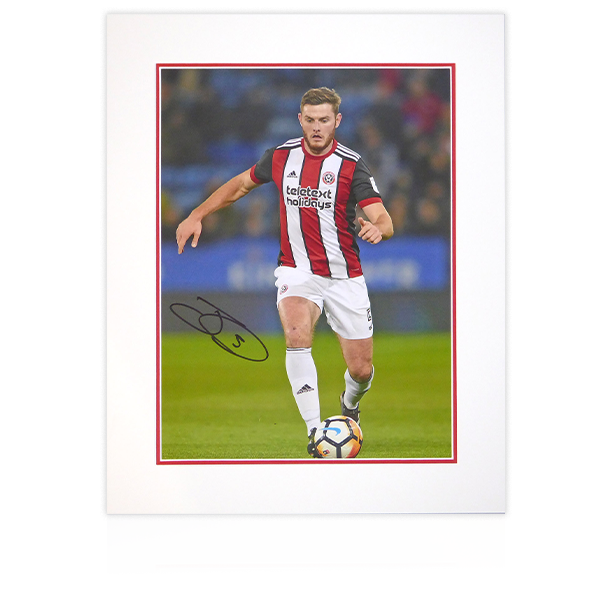 Jack O'Connell (Sheffield United) Signed Mount Display
