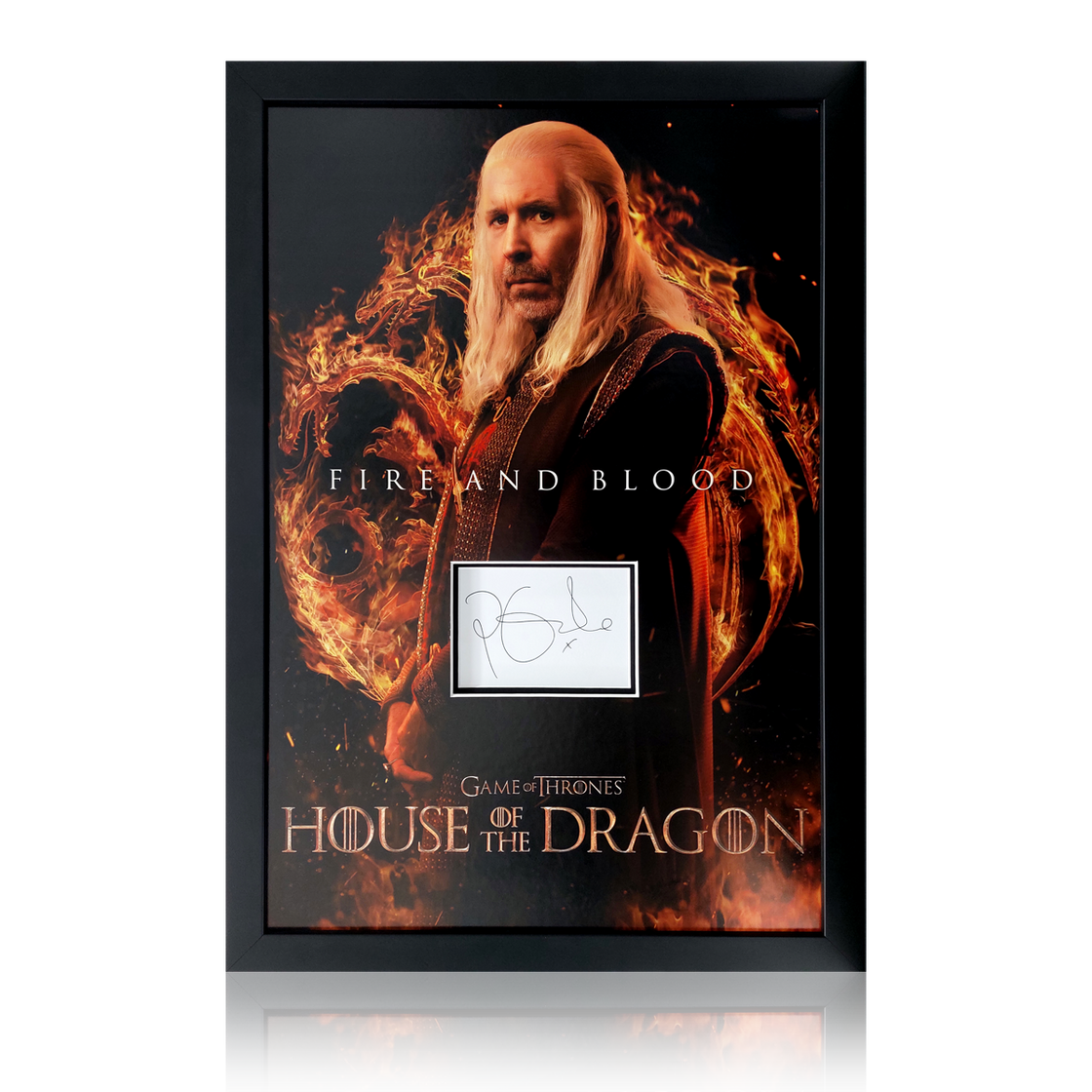 Paddy Considine Signed GOT House of the Dragon Iconic Frame