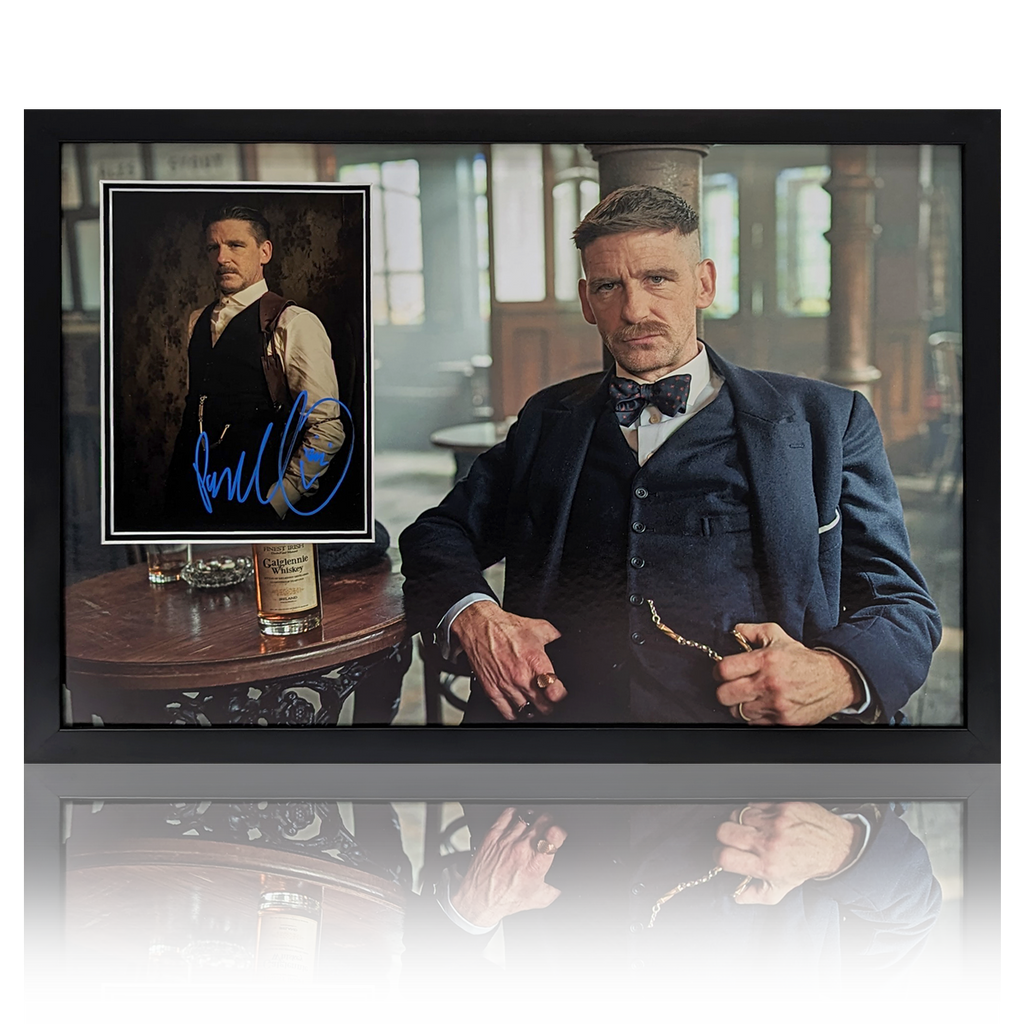 Paul Anderson Signed Arthur Shelby Photo Peaky Blinders Display The Fan Cave Memorabilia 