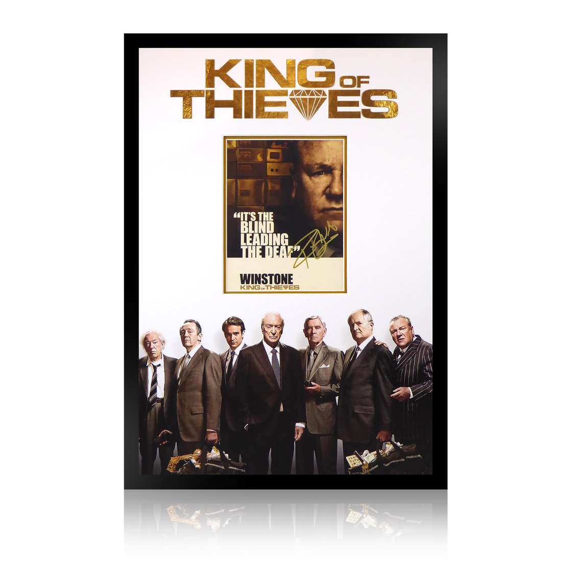 Ray Winston King Of Thieves Signed Display