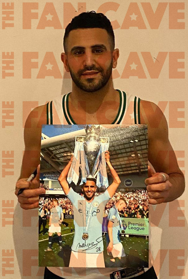 Riyad Mahrez Signed Premier League Winner Mount