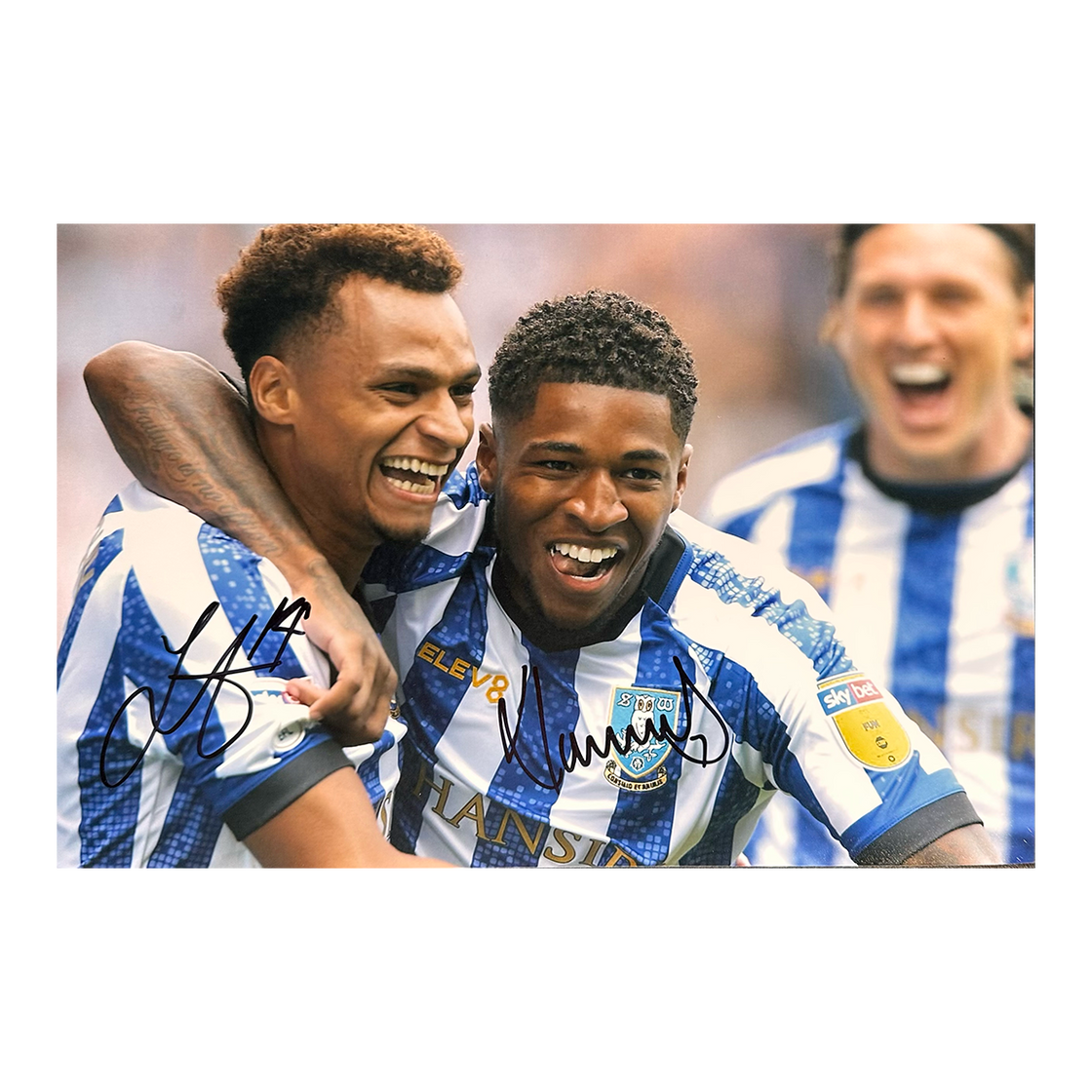 Jacob Murphy & Kadeem Harris Signed Sheffield Wednesday 12x8 #3