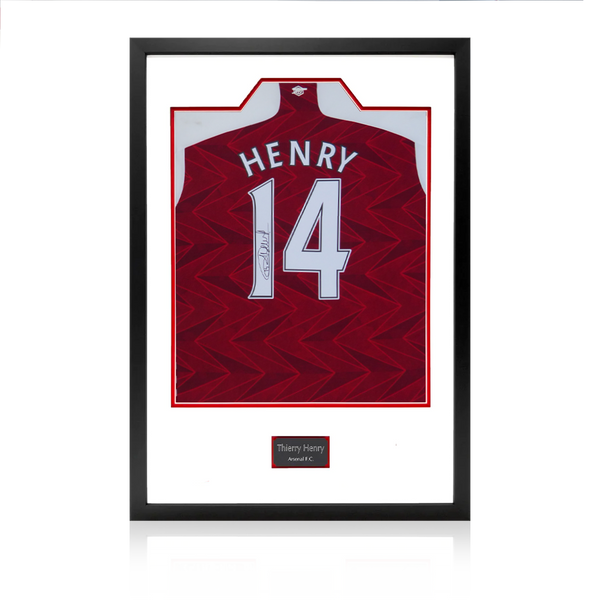 Thierry Henry Signed Arsenal Framed Shirt – The Fan Cave Memorabilia