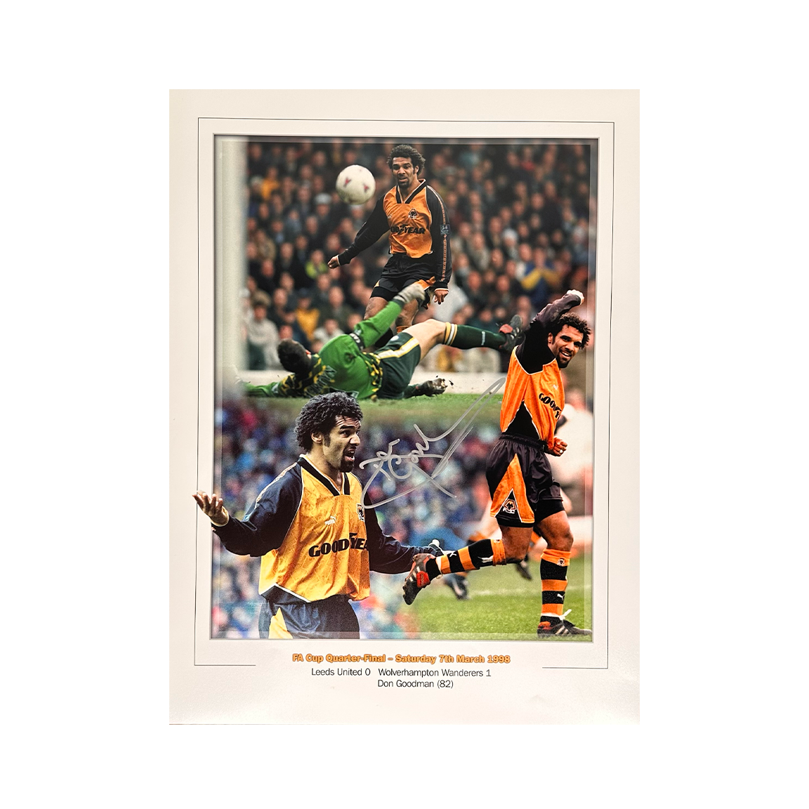 Don Goodman Signed Wolverhampton Wanderers 16x12 Image – The Fan Cave ...