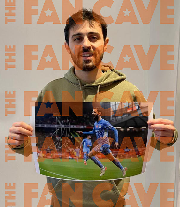 Bernardo Silva Signed Manchester City Mount