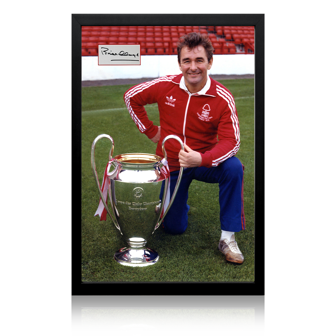 Brian Clough Signed Nottingham Forest #1 Iconic Frame