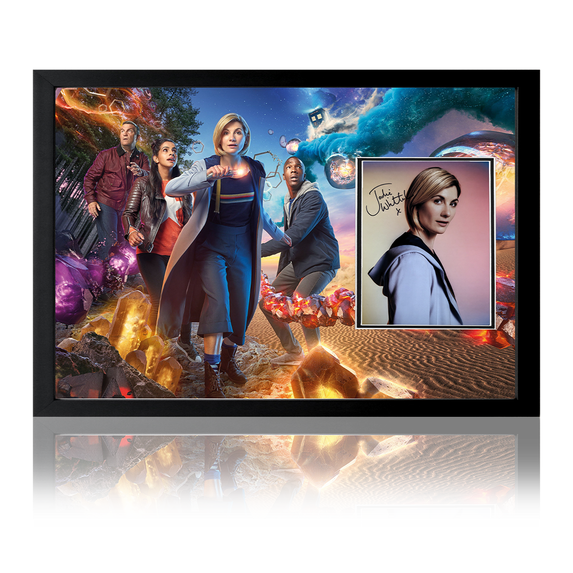 Jodie Whittaker Signed Dr Who Iconic Frame